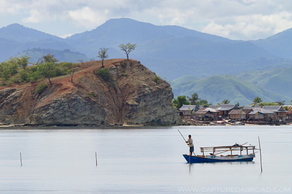 Fisherman off Labuanbajo, Flores