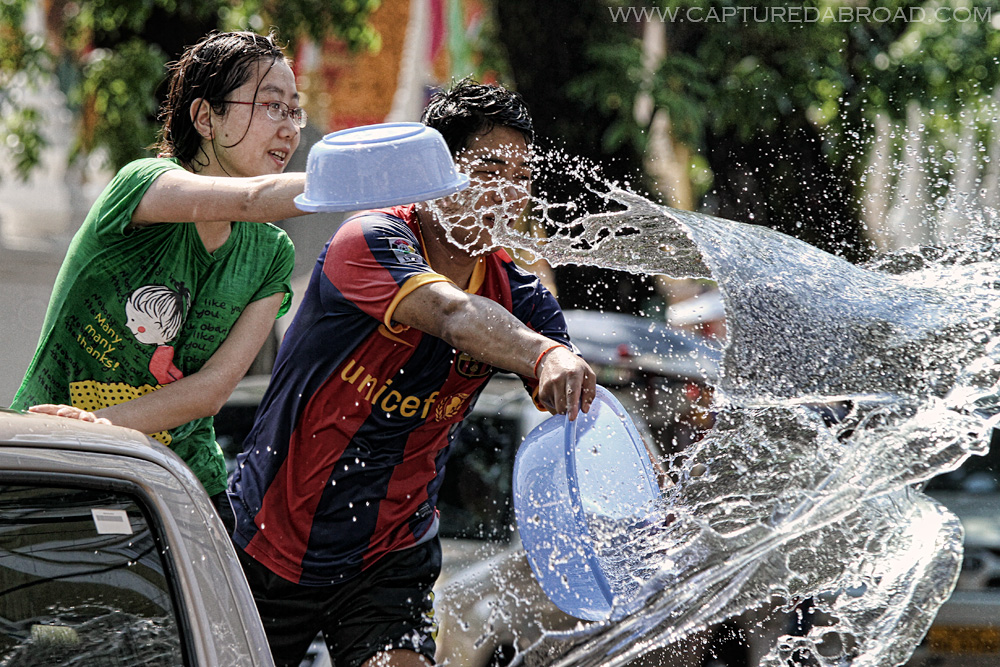 Pi Mai Celebrations in Vientiane, Laos