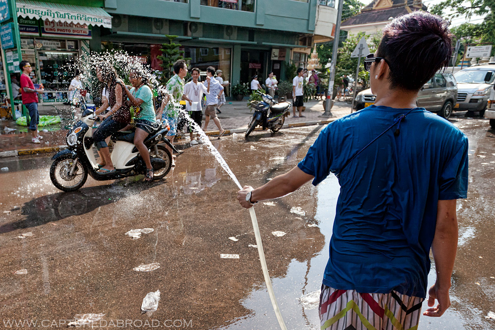 Pi Mai Celebrations in Vientiane, Laos
