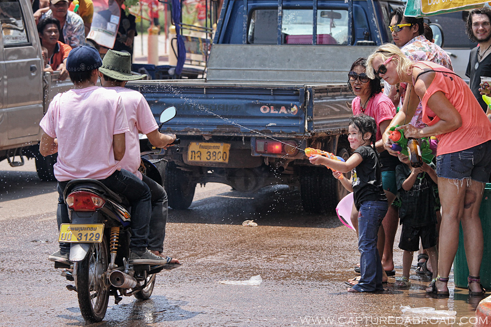 Pi Mai Celebrations in Vientiane, Laos