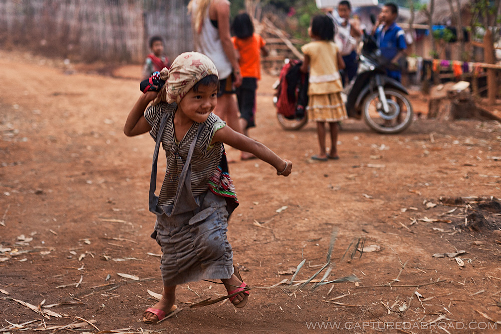 kid at Lahu village outside of Chiang Mai