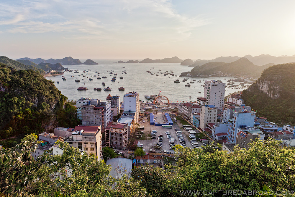 Sunset over Cat Ba island, Vietnam