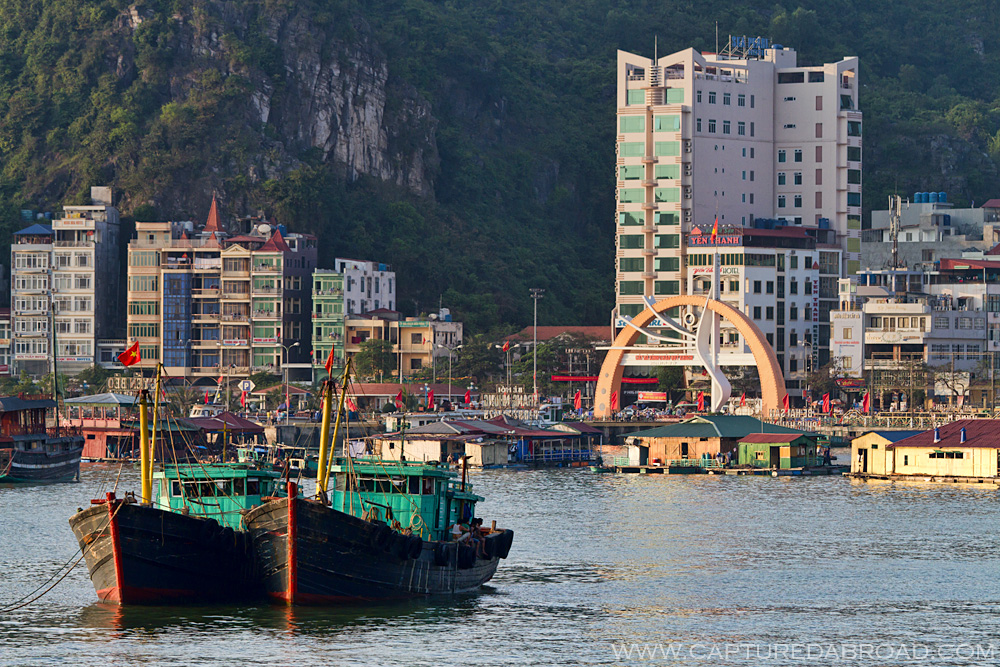 Vietnam northern cat ba island, Ha Long Bay, boats