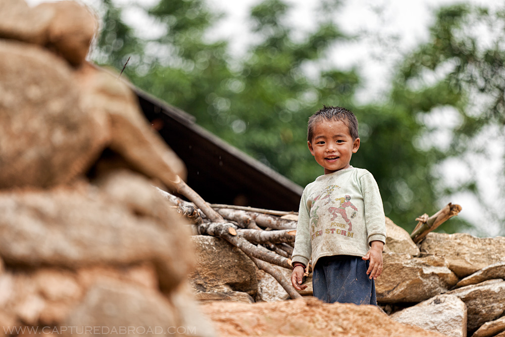 Boy in Lao Chai village