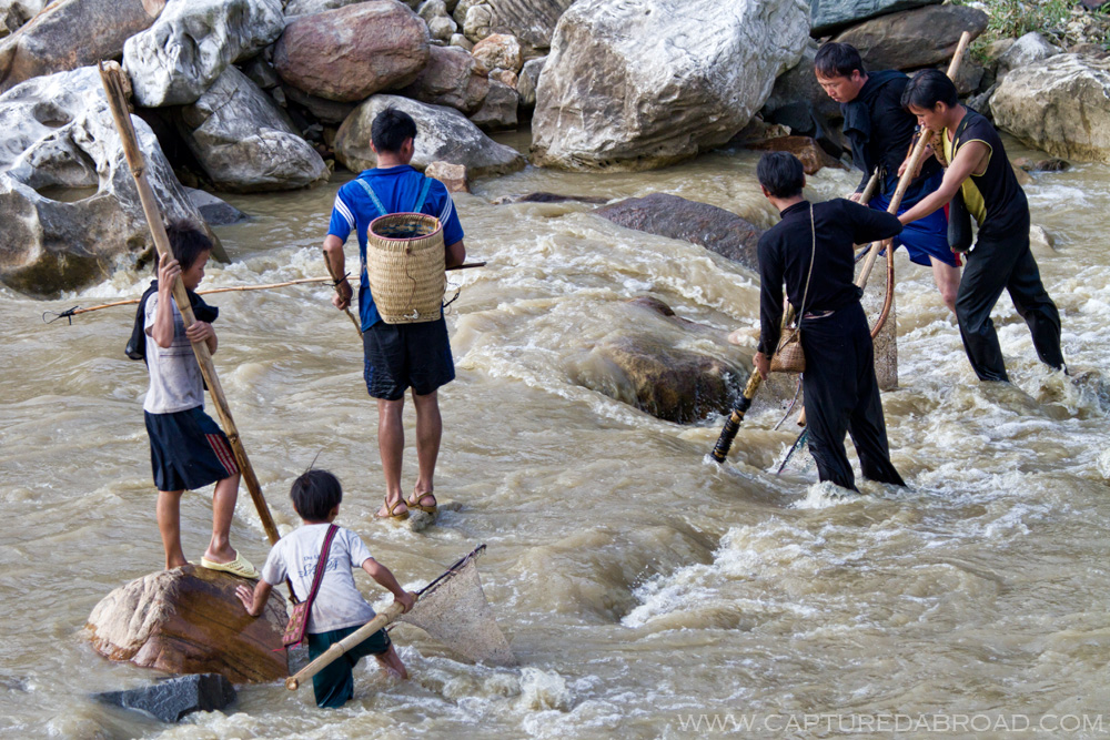 Laos Chai fishing, sapa