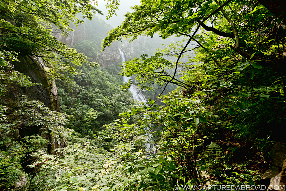 Mt Lushan three step waterfall