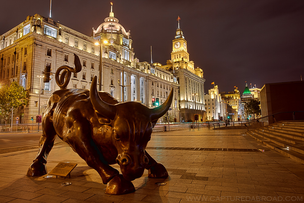 The Shanghai Bund bull