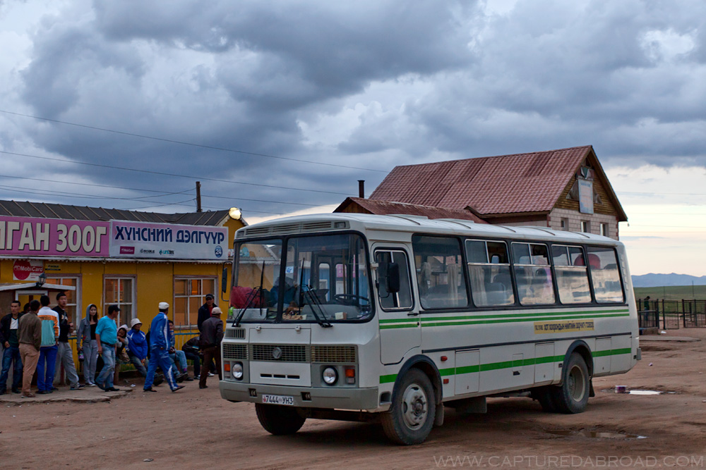 Food stop on the 36hr bus journey from Ulan Bator to Khovd