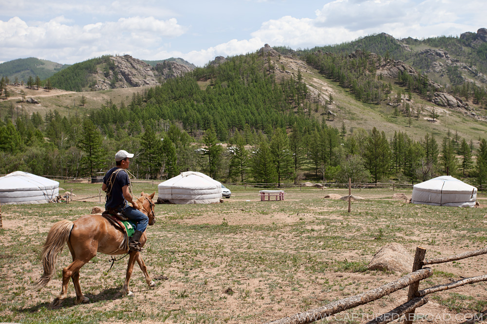 Terelj National Park Mongolia, horse riding
