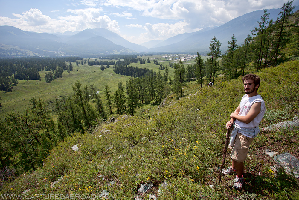 Hiking around Kanas lake in the Altai Mountains