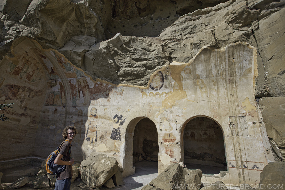 Discovering ancient artwork painted on the walls of caves